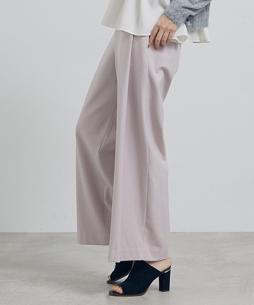 UNITED TOKYO（ユナイテッドトウキョウ）の「裏起毛リラックスワイドパンツ（その他パンツ・レディース・グレー/ブラウン/ピンク・1）」の3枚目の写真