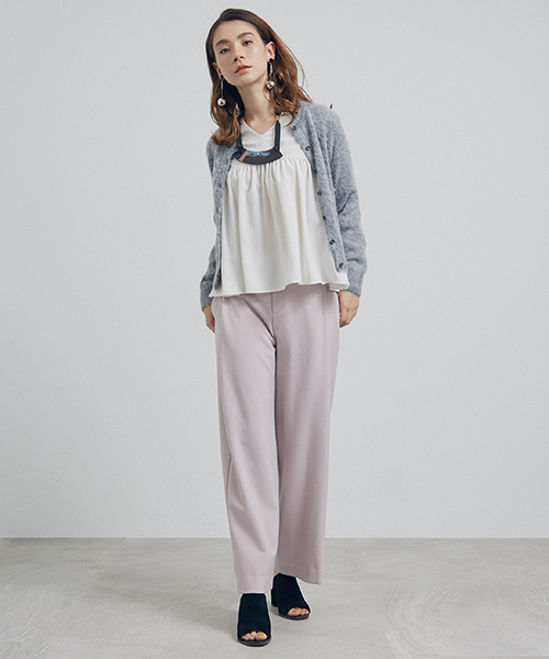 UNITED TOKYO（ユナイテッドトウキョウ）の「裏起毛リラックスワイドパンツ（その他パンツ・レディース・グレー/ブラウン/ピンク・1）」の22枚目の写真