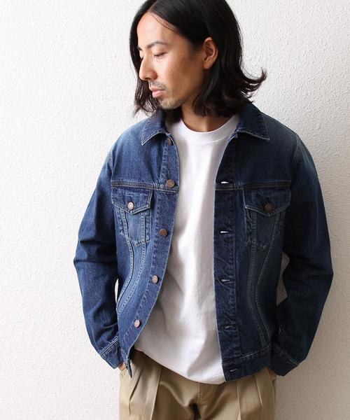 coen（コーエン）の「コーン・デニムジャケット17SS（デニムジャケット・メンズ・ネイビー/コバルトブルー・X-LARGE/LARGE/MEDIUM/SMALL）」の11枚目の写真