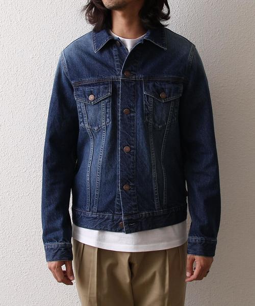 coen（コーエン）の「コーン・デニムジャケット17SS（デニムジャケット・メンズ・ネイビー/コバルトブルー・X-LARGE/LARGE/MEDIUM/SMALL）」の5枚目の写真