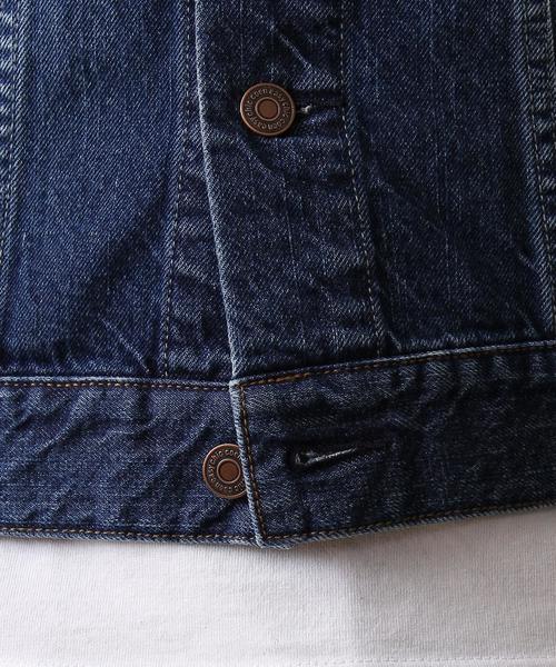 coen（コーエン）の「コーン・デニムジャケット17SS（デニムジャケット・メンズ・ネイビー/コバルトブルー・X-LARGE/LARGE/MEDIUM/SMALL）」の15枚目の写真
