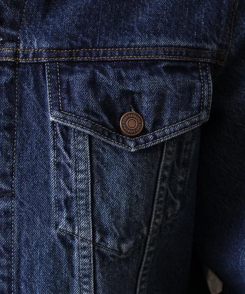 coen（コーエン）の「コーン・デニムジャケット17SS（デニムジャケット・メンズ・ネイビー/コバルトブルー・X-LARGE/LARGE/MEDIUM/SMALL）」の17枚目の写真