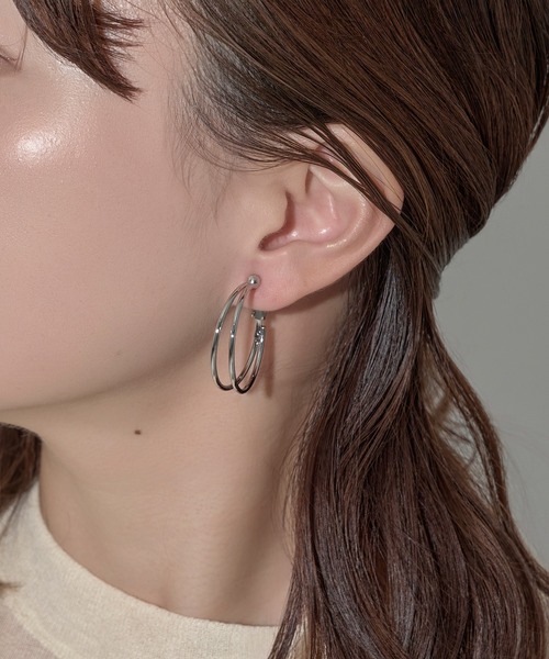 ［すぐにお届け］PHOEBE PHILO チェーンリンクイヤリング チェーンタッセルのフープイヤリング／ピアス イヤリング