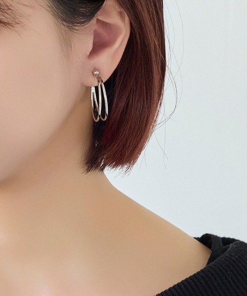 ［すぐにお届け］PHOEBE PHILO チェーンリンクイヤリング チェーンタッセルのフープイヤリング／ピアス イヤリング
