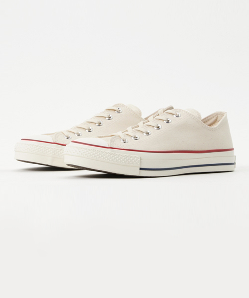 CONVERSE(コンバース)の「◇CONVERSE / コンバース CANVAS ALL STAR J OX(スニーカー・メンズ・ホワイト/ブラック/アイボリー・26.5cm/28cm/27.5cm/27cm/26cm)」の2枚目の写真