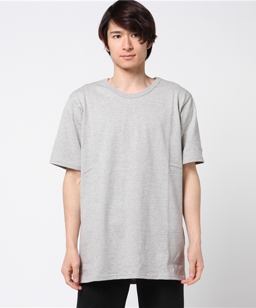 Champion(チャンピオン)の「【Champion/チャンピオン】Short Sleeve Tee(Tシャツ/カットソー・メンズ・杢グレー/ネイビー/ブラック/ホワイト・XXX-LARGE/X-LARGE/XX-LARGE/LARGE/MEDIUM)」の9枚目の写真