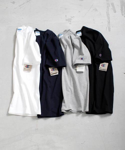 Champion(チャンピオン)の「【Champion/チャンピオン】Short Sleeve Tee(Tシャツ/カットソー・メンズ・杢グレー/ネイビー/ブラック/ホワイト・XXX-LARGE/X-LARGE/XX-LARGE/LARGE/MEDIUM)」の5枚目の写真