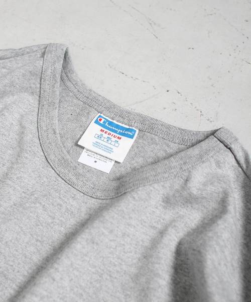 Champion(チャンピオン)の「【Champion/チャンピオン】Short Sleeve Tee(Tシャツ/カットソー・メンズ・杢グレー/ネイビー/ブラック/ホワイト・XXX-LARGE/X-LARGE/XX-LARGE/LARGE/MEDIUM)」の6枚目の写真