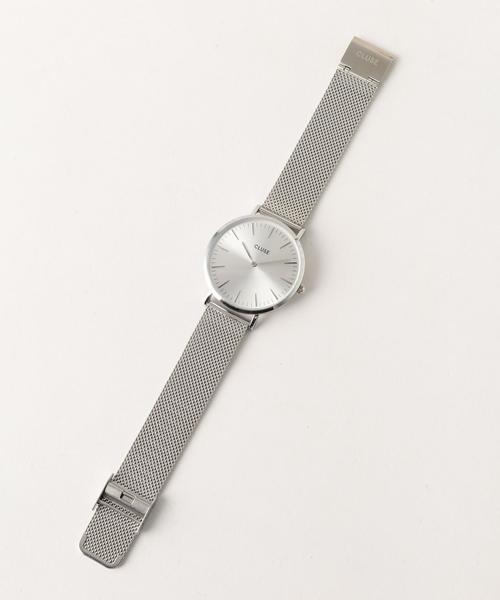 CLUSE(クルース)の「<CLUSE>メッシュ38mmフェイスウォッチ/シルバーカラー :(アナログ腕時計・レディース・シルバー・FREE)」の3枚目の写真
