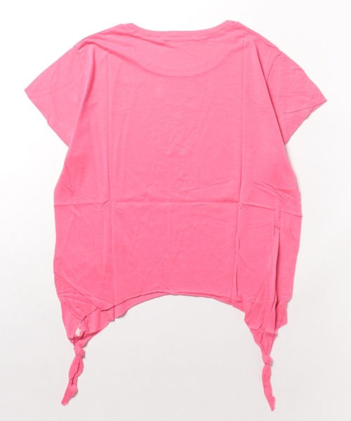 RNA（アールエヌエー）の「M0680 ツイストスリーブTシャツ（Tシャツ/カットソー・レディース・ホワイト/ピンク/ブラック・MEDIUM）」の6枚目の写真
