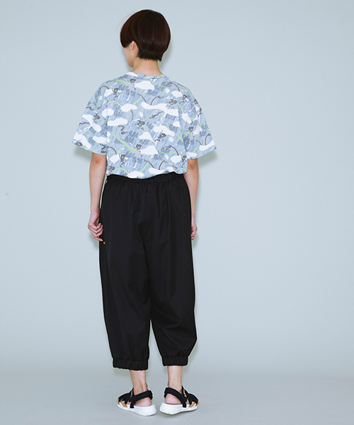 mercibeaucoup,（メルシーボークー）の「Ｂ：サマーウールトロ（その他パンツ・レディース・グレー/ネイビー・01/03）」の5枚目の写真