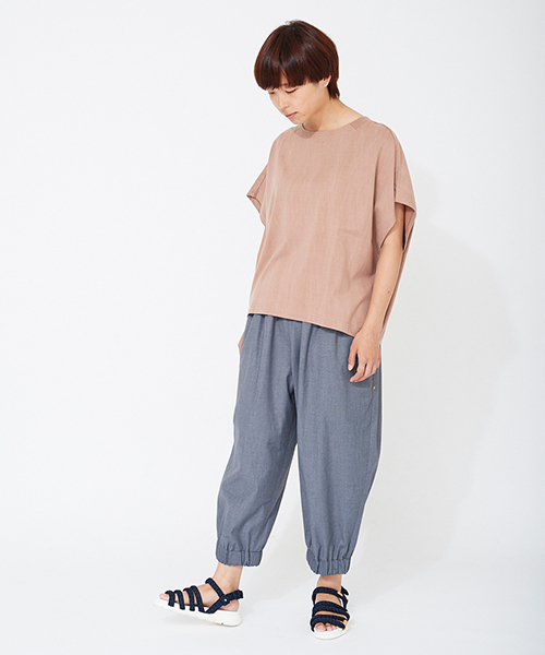 mercibeaucoup,（メルシーボークー）の「Ｂ：サマーウールトロ（その他パンツ・レディース・グレー/ネイビー・01/03）」の7枚目の写真