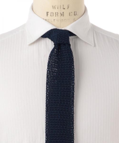 NICKY（ニッキー）の「＜Nicky(ニッキー)＞ KNIT（ネクタイ・メンズ・ブラック/ダークグリーン/ターコイズブルー/ネイビー・FREE）」の3枚目の写真