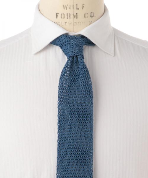 NICKY（ニッキー）の「＜Nicky(ニッキー)＞ KNIT（ネクタイ・メンズ・ブラック/ダークグリーン/ターコイズブルー/ネイビー・FREE）」の4枚目の写真