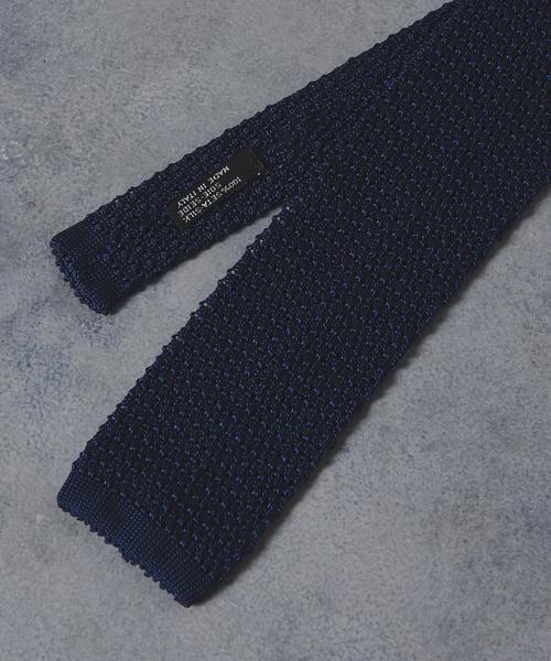 NICKY（ニッキー）の「＜Nicky(ニッキー)＞ KNIT（ネクタイ・メンズ・ブラック/ダークグリーン/ターコイズブルー/ネイビー・FREE）」の5枚目の写真