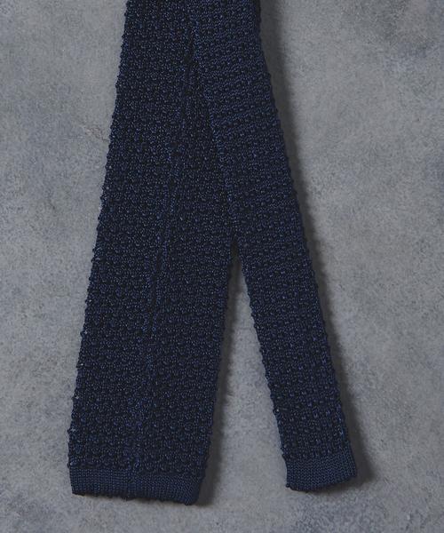 NICKY（ニッキー）の「＜Nicky(ニッキー)＞ KNIT（ネクタイ・メンズ・ブラック/ダークグリーン/ターコイズブルー/ネイビー・FREE）」の6枚目の写真