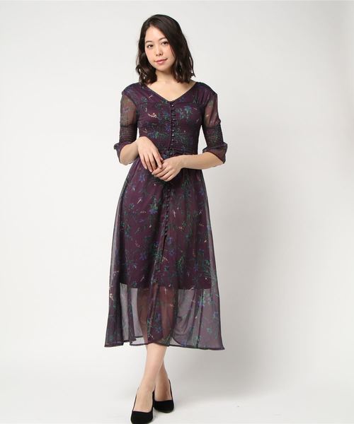 Randa ランダ の フラワーマキシワンピース ワンピース Wear