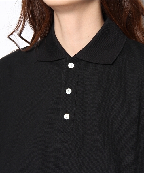 Ray BEAMS（レイビームス）の「△SWANLAKE×Ray BEAMS / 別注デザインポロ（ポロシャツ・レディース・ホワイト/ブラック・ONE SIZE）」の6枚目の写真