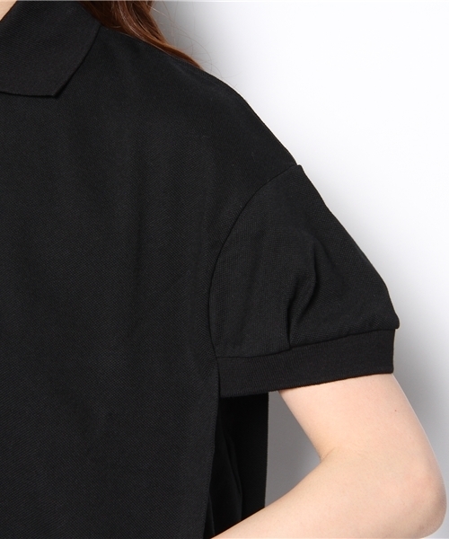 Ray BEAMS（レイビームス）の「△SWANLAKE×Ray BEAMS / 別注デザインポロ（ポロシャツ・レディース・ホワイト/ブラック・ONE SIZE）」の7枚目の写真