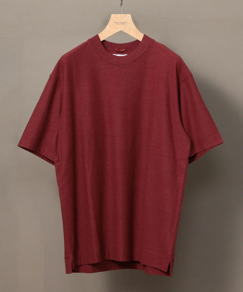 BEAUTY&YOUTH UNITED ARROWS（ビューティーアンドユースユナイテッドアローズ）の「BY ヘンプコットン Tシャツ（Tシャツ/カットソー・メンズ・ネイビー/ベージュ/ホワイト/ワイン/ライトブルー/ブラック/オリーブ・SMALL/X-LARGE/MEDIUM/LARGE）」の7枚目の写真