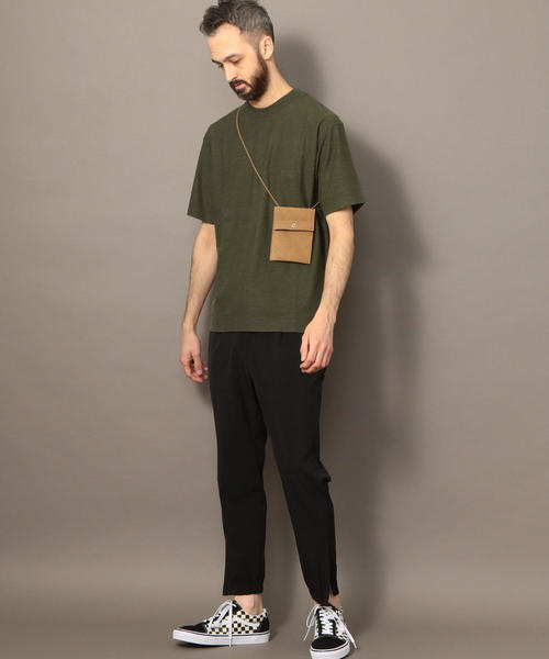 BEAUTY&YOUTH UNITED ARROWS（ビューティーアンドユースユナイテッドアローズ）の「BY ヘンプコットン Tシャツ（Tシャツ/カットソー・メンズ・ネイビー/ベージュ/ホワイト/ワイン/ライトブルー/ブラック/オリーブ・SMALL/X-LARGE/MEDIUM/LARGE）」の22枚目の写真