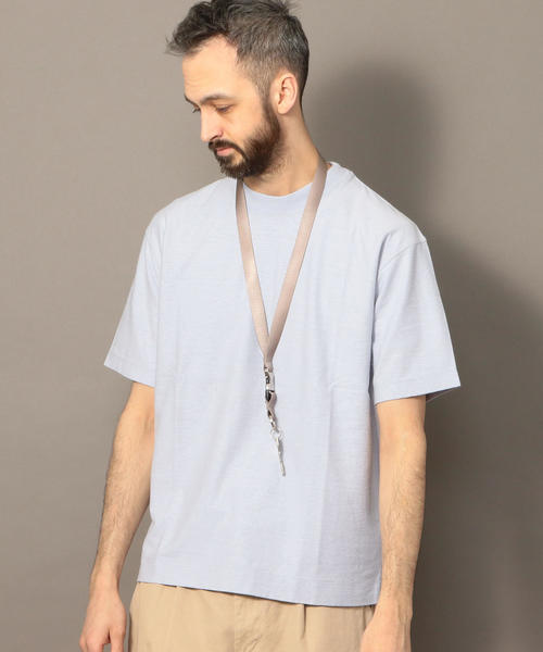 BEAUTY&YOUTH UNITED ARROWS（ビューティーアンドユースユナイテッドアローズ）の「BY ヘンプコットン Tシャツ（Tシャツ/カットソー・メンズ・ネイビー/ベージュ/ホワイト/ワイン/ライトブルー/ブラック/オリーブ・SMALL/X-LARGE/MEDIUM/LARGE）」の19枚目の写真