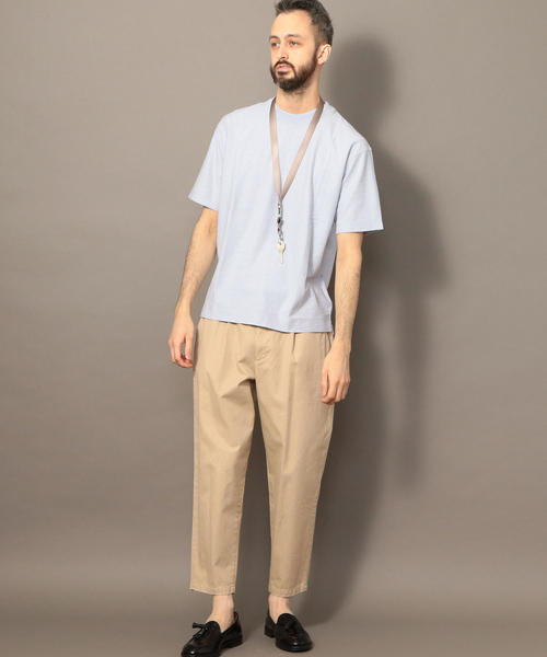 BEAUTY&YOUTH UNITED ARROWS（ビューティーアンドユースユナイテッドアローズ）の「BY ヘンプコットン Tシャツ（Tシャツ/カットソー・メンズ・ネイビー/ベージュ/ホワイト/ワイン/ライトブルー/ブラック/オリーブ・SMALL/X-LARGE/MEDIUM/LARGE）」の17枚目の写真