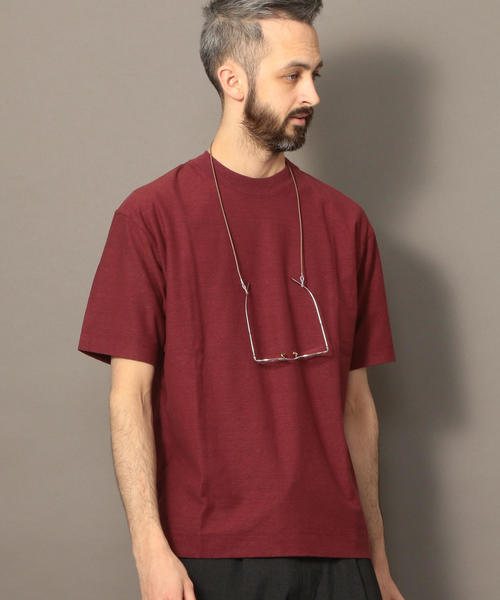 BEAUTY&YOUTH UNITED ARROWS（ビューティーアンドユースユナイテッドアローズ）の「BY ヘンプコットン Tシャツ（Tシャツ/カットソー・メンズ・ネイビー/ベージュ/ホワイト/ワイン/ライトブルー/ブラック/オリーブ・SMALL/X-LARGE/MEDIUM/LARGE）」の12枚目の写真