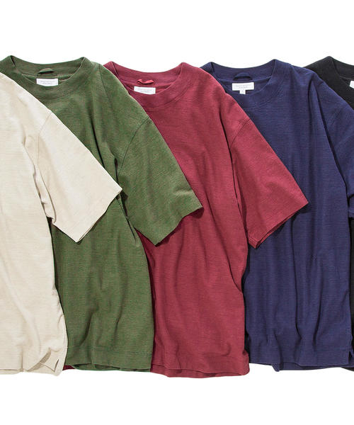 BEAUTY&YOUTH UNITED ARROWS（ビューティーアンドユースユナイテッドアローズ）の「BY ヘンプコットン Tシャツ（Tシャツ/カットソー・メンズ・ネイビー/ベージュ/ホワイト/ワイン/ライトブルー/ブラック/オリーブ・SMALL/X-LARGE/MEDIUM/LARGE）」の8枚目の写真
