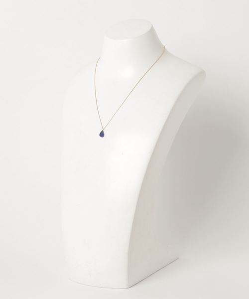 岩座 IWAKURA（イワクラ）の「【岩座】天然石 雫ネックレス（ネックレス・レディース・パープル/アクア/クリア/ダークブルー/グリーン/ライトピンク・FREE）」の8枚目の写真