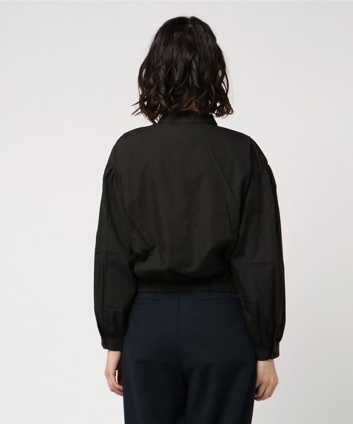 RAY CASSIN（レイカズン）の「レース切替ブラウス（シャツ/ブラウス・レディース・ブラック/オフホワイト/A・FREE）」の4枚目の写真