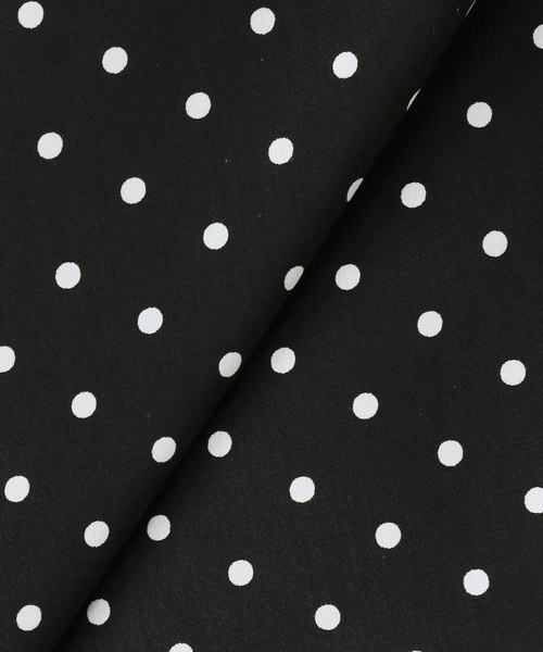 La TOTALITE（ラトータリテ）の「ドットプチタックフレンチシャツ【手洗い可能】◆（シャツ/ブラウス・レディース・ホワイト/ブラック・FREE）」の8枚目の写真