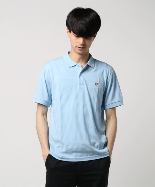 AIGLE（エーグル）の「ラユールポロ（ポロシャツ・メンズ・オフホワイト/ダークネイビー/ライトブルー・SMALL/MEDIUM/X-LARGE/LARGE）」の6枚目の写真
