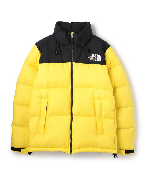 the north face yellow nuptse
