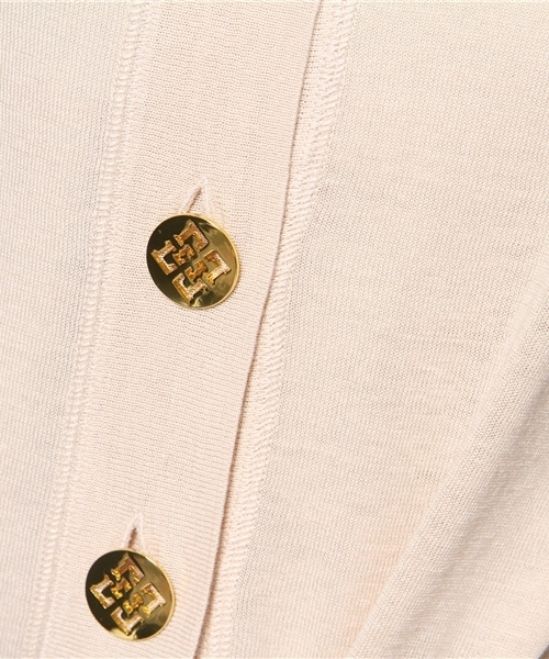 Language（ランゲージ）の「シルクリネンカラーカーディガン（カーディガン/ボレロ・レディース・ベージュ系/グリーン系/ブルー系/オレンジ系・38）」の7枚目の写真