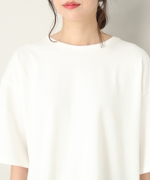 LOWRYS FARM(ローリーズファーム)の「スーピマビッグTシャツ 804204(Tシャツ/カットソー・レディース・ブラック/ブラウン/オフホワイト・FREE)」の11枚目の写真