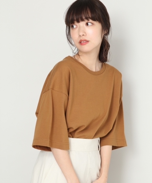 LOWRYS FARM(ローリーズファーム)の「スーピマビッグTシャツ 804204(Tシャツ/カットソー・レディース・ブラック/ブラウン/オフホワイト・FREE)」の15枚目の写真