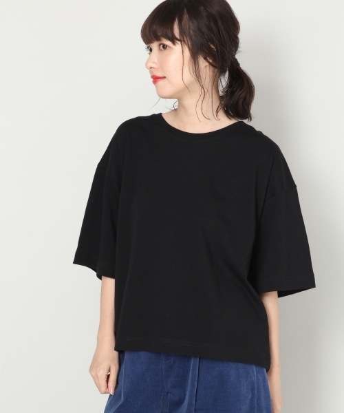 LOWRYS FARM(ローリーズファーム)の「スーピマビッグTシャツ 804204(Tシャツ/カットソー・レディース・ブラック/ブラウン/オフホワイト・FREE)」の18枚目の写真