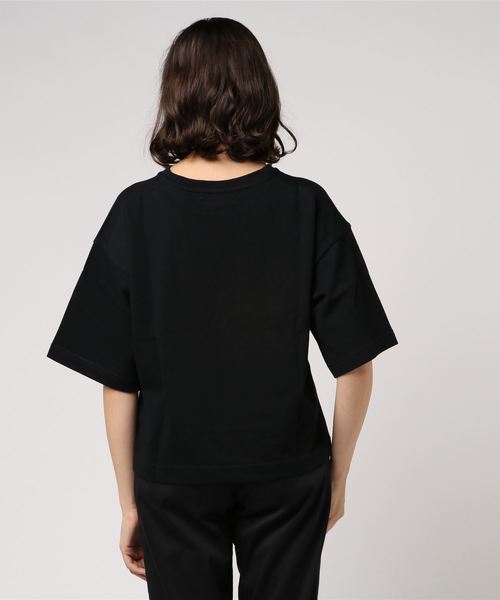 LOWRYS FARM(ローリーズファーム)の「スーピマビッグTシャツ 804204(Tシャツ/カットソー・レディース・ブラック/ブラウン/オフホワイト・FREE)」の5枚目の写真