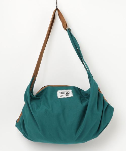 チャイハネ（チャイハネ）の「【チャイハネ】INDIA MADE シンプルビッグショルダーバッグ（ショルダーバッグ・メンズ・ホワイト/ブラック/ブルー/キャメル・FREE）」の10枚目の写真