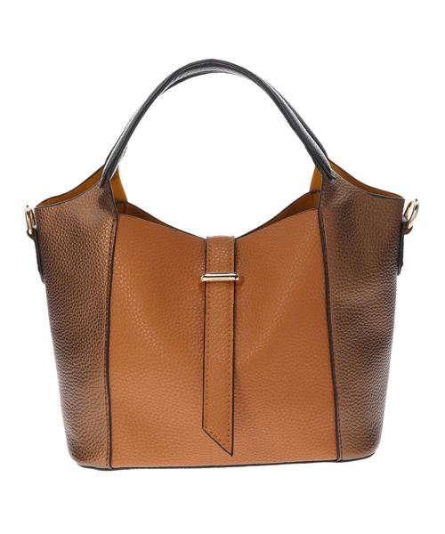 YECCA VECCA（イェッカヴェッカ）の「3wayミニバッグ（ハンドバッグ・レディース・ブラウン/シルバー/グリーン/キャメル・FREE）」の7枚目の写真