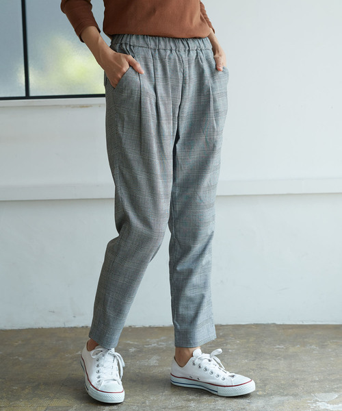 AMERICAN HOLIC(アメリカンホリック)の「8col New テーパードタックパンツ(その他パンツ・レディース・レッド/その他8/イエロー/キャメル/グリーン/グレー系その他/ブラウン/ブラック・L/S/M)」の8枚目の写真