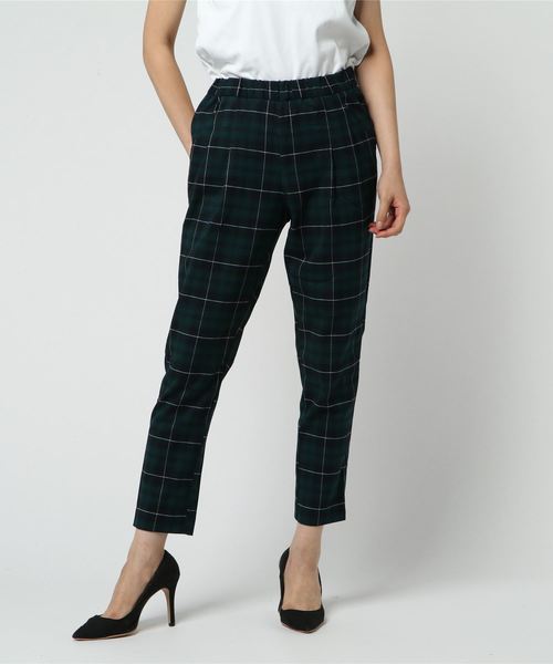 AMERICAN HOLIC(アメリカンホリック)の「8col New テーパードタックパンツ(その他パンツ・レディース・レッド/その他8/イエロー/キャメル/グリーン/グレー系その他/ブラウン/ブラック・L/S/M)」の4枚目の写真