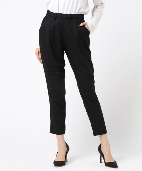 AMERICAN HOLIC(アメリカンホリック)の「8col New テーパードタックパンツ(その他パンツ・レディース・レッド/その他8/イエロー/キャメル/グリーン/グレー系その他/ブラウン/ブラック・L/S/M)」の2枚目の写真