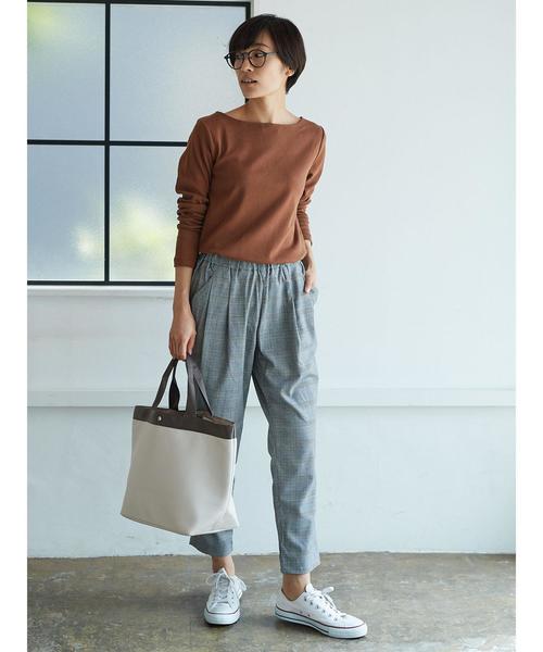 AMERICAN HOLIC(アメリカンホリック)の「8col New テーパードタックパンツ(その他パンツ・レディース・レッド/その他8/イエロー/キャメル/グリーン/グレー系その他/ブラウン/ブラック・L/S/M)」の18枚目の写真