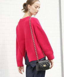 BEAUTY&YOUTH UNITED ARROWS | BY∴ ウール畦バックスリットカラーニット ◆(ニット/セーター)