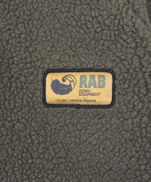 Rab(ラブ)の「【RAB】ラブ ORIGINAL PILE JACKET(ブルゾン・メンズ・ブラック/オレンジ/アーミー/グレー・SMALL/MEDIUM/LARGE/X-LARGE)」の15枚目の写真