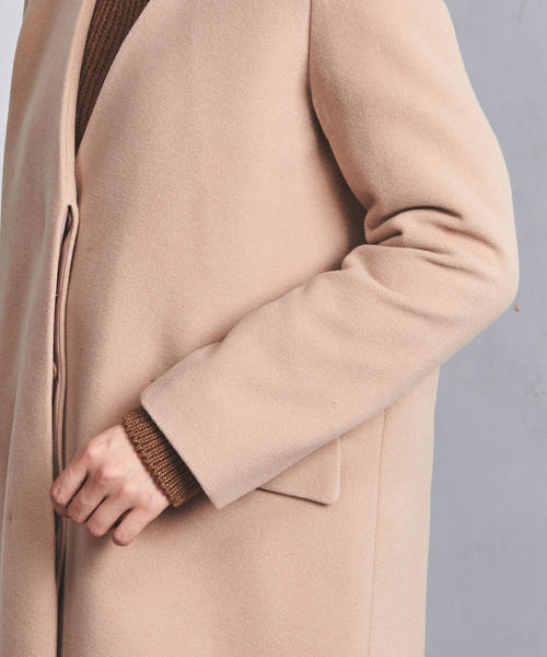 UNITED ARROWS（ユナイテッドアローズ）の「UWSC Vノーカラーコート