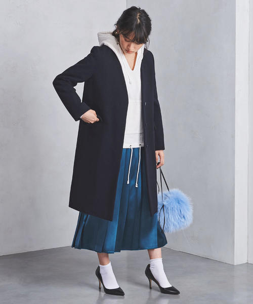 UNITED ARROWS（ユナイテッドアローズ）の「UWSC Vノーカラーコート