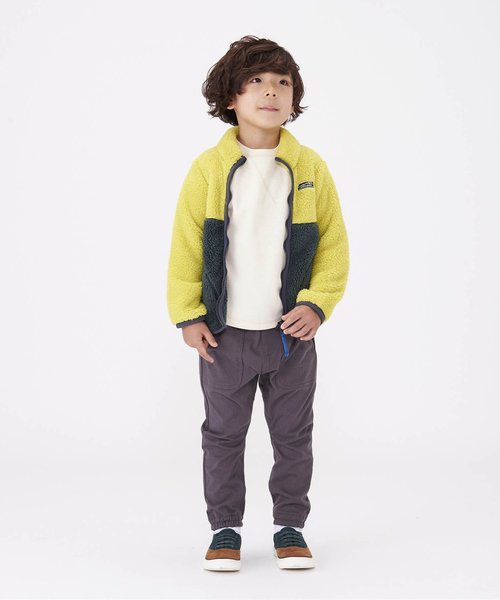 BREEZE（ブリーズ）の「ファーフリースジャケット（マウンテンパーカー・キッズ・ピンク/ライム/ブルー/キナリ・80/130/90/100/120/140/110）」の17枚目の写真